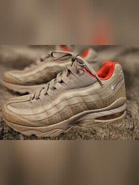 Nike Beige & Coral Athletic Sneakers